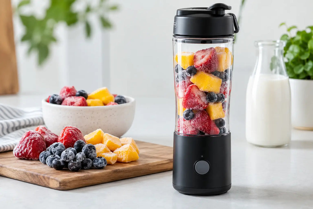 Can Juicer Bottles Blend Frozen Fruit Safely?