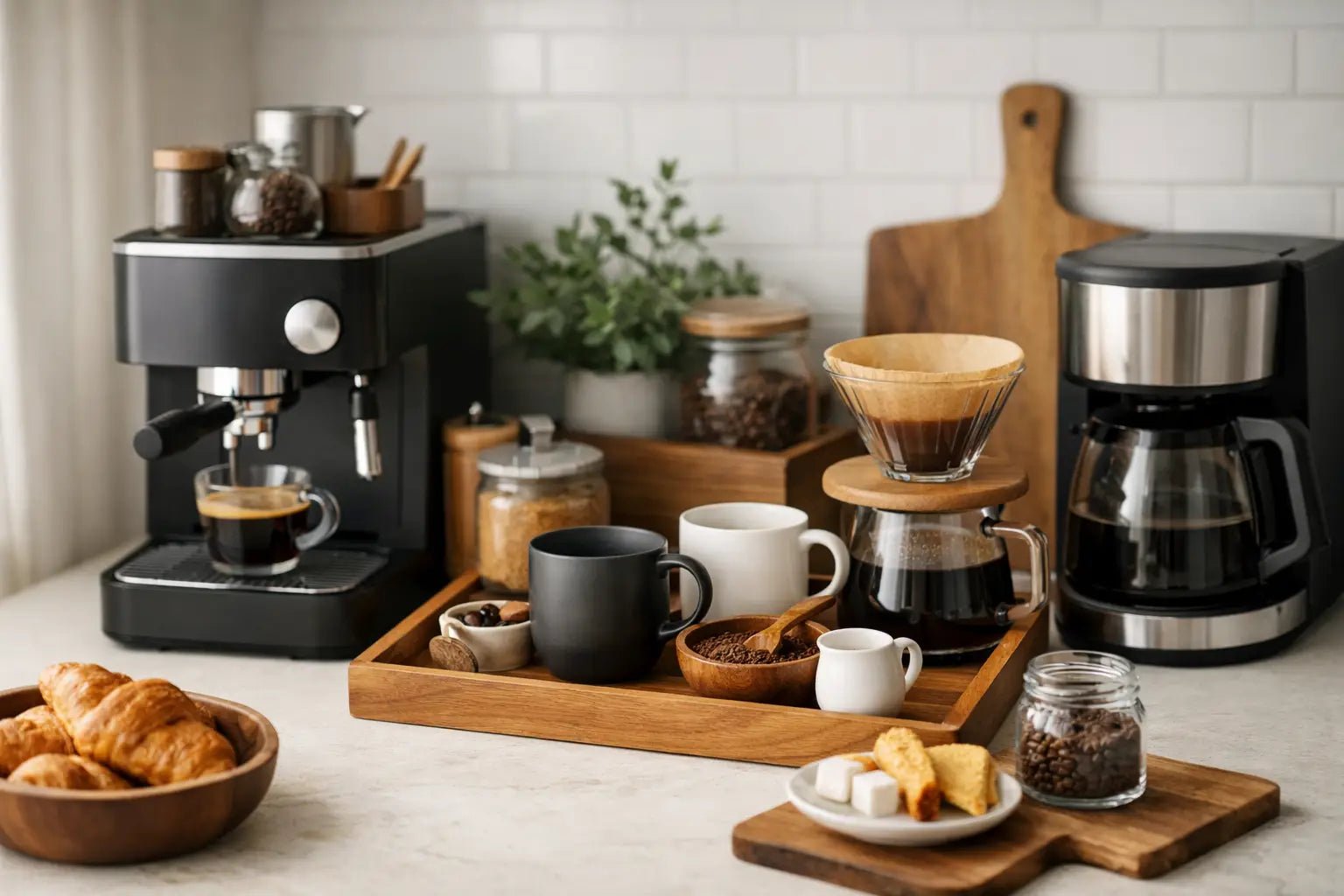 How to Style a Coffee Station at Home
