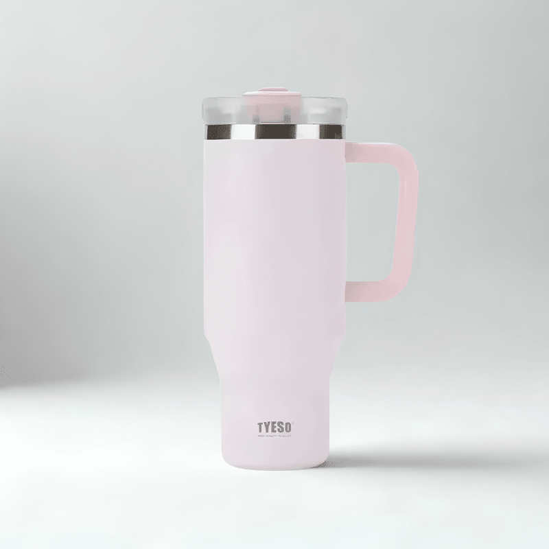 Tyeso 1200ml  Stainless Steel Tumbler - Light Pink