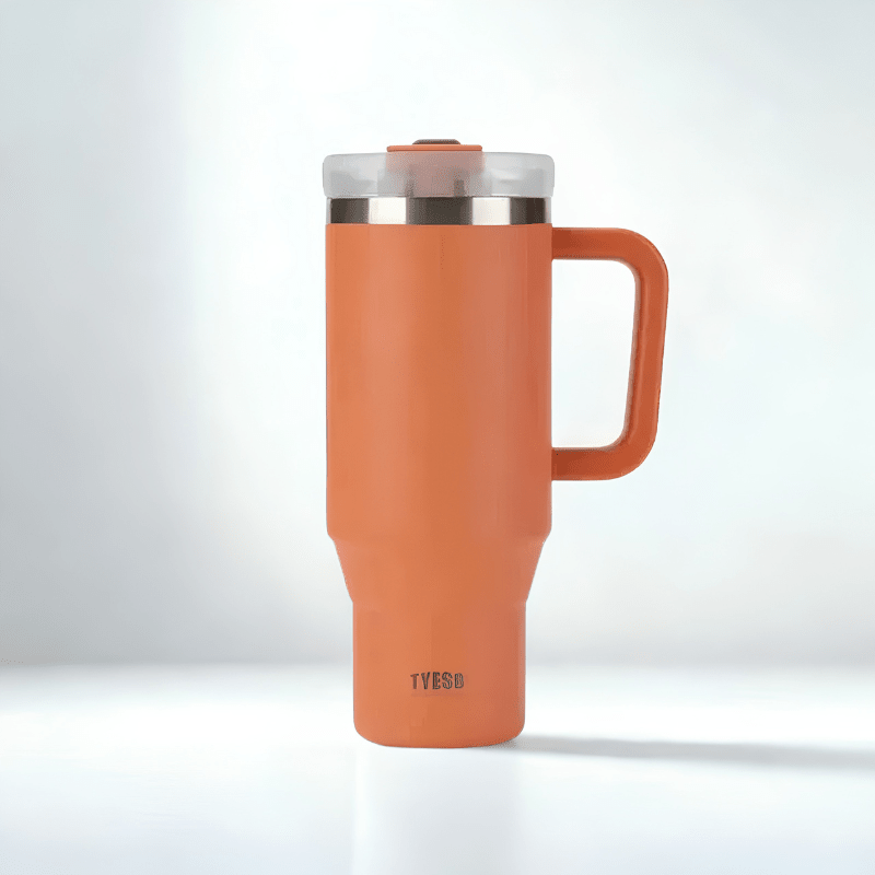 Tyeso 1200ml  Stainless Steel Tumbler - Orange