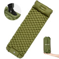 HikeWare Night Cat inflatable sleeping air pad with pillow, outdoor camping sleeping pad for comfort and portability