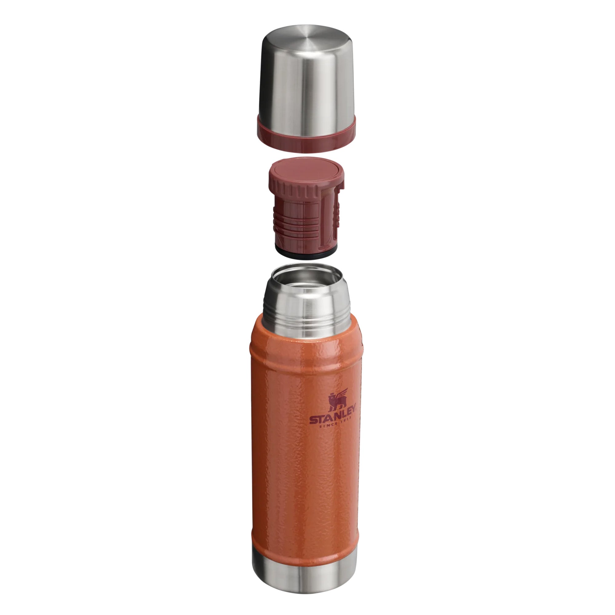 Stanley Legendary Classic 0.75L insulated thermal water bottle with stainless steel finish and screw-on lid.