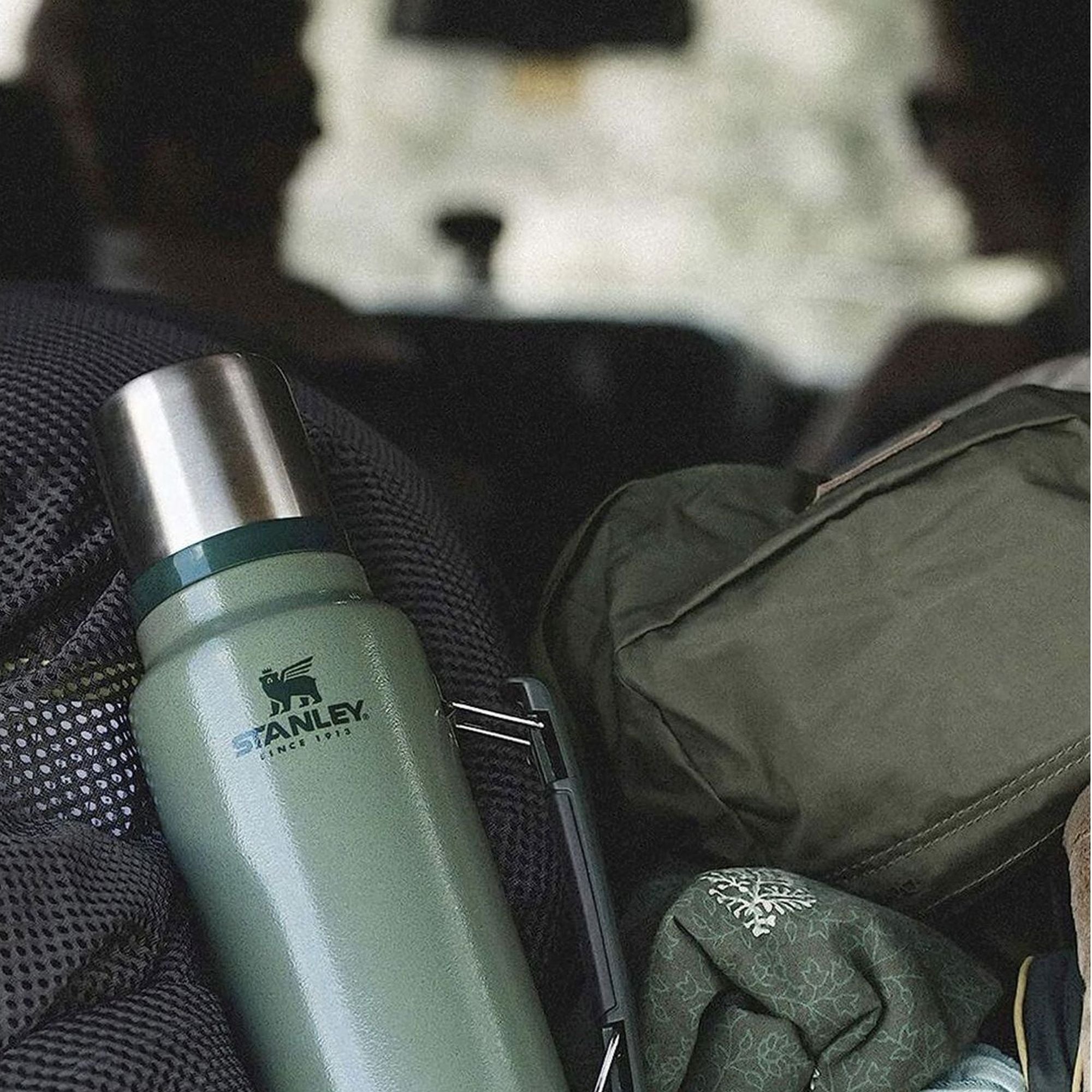 Stanley Legendary Classic 2.3L water bottle with a durable stainless steel design and screw-top lid.