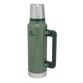 Stanley Legendary Classic 1.4L water bottle with stainless steel body and screw-on lid, designed for durability and hydration.