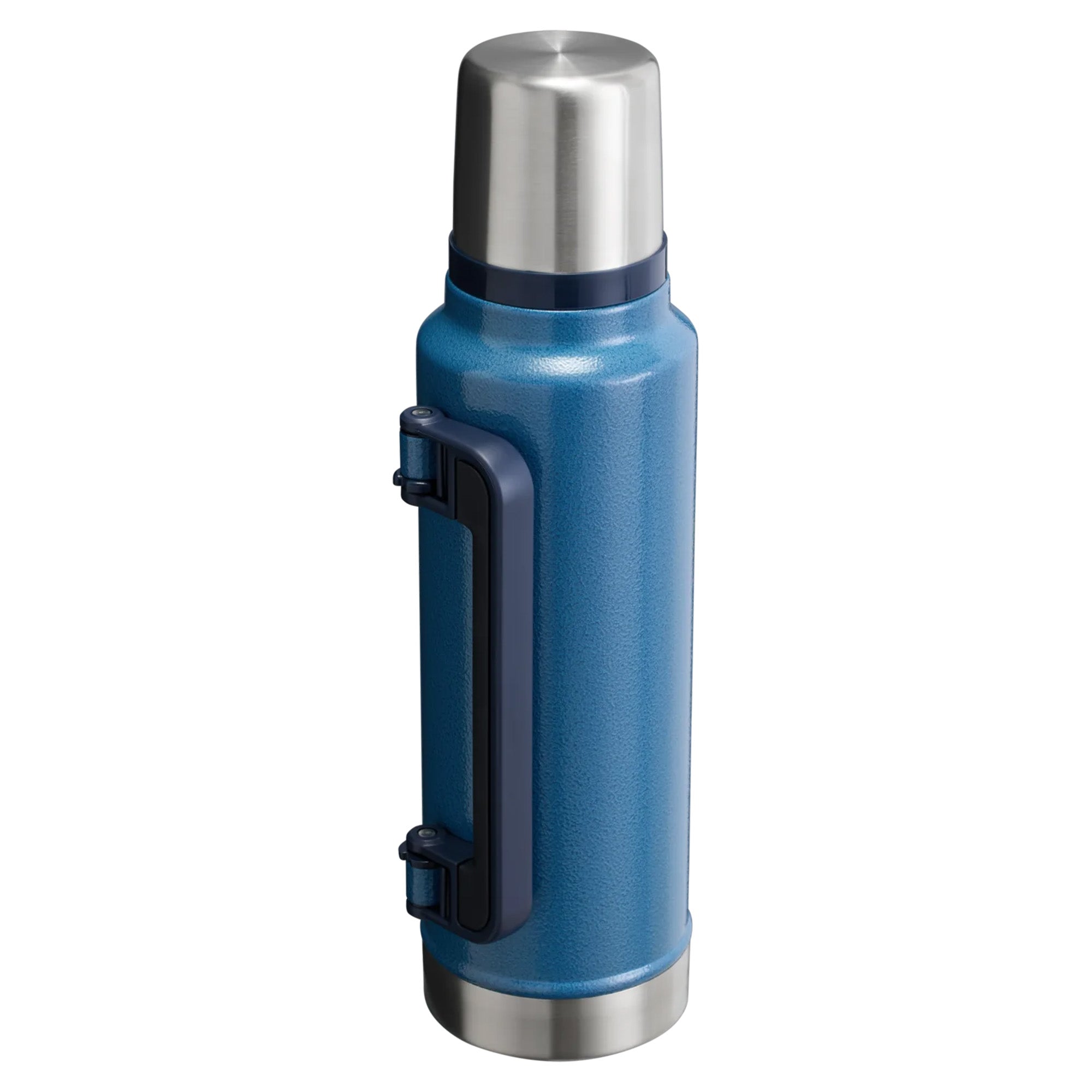 Stanley Legendary Classic 1.4L water bottle, durable stainless steel design with a screw-on lid, ideal for outdoor use