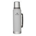Stanley Legendary Classic 1.0L water bottle with stainless steel body and screw-top lid, designed for durable outdoor use.