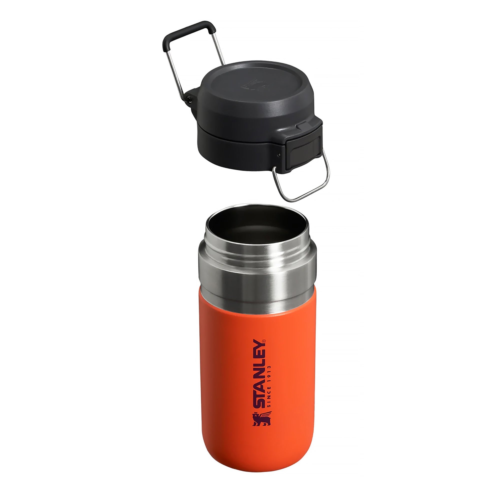 Stanley Quick Flip Water Bottle 0.47L with flip-top lid and durable design, ideal for hydration on the go.