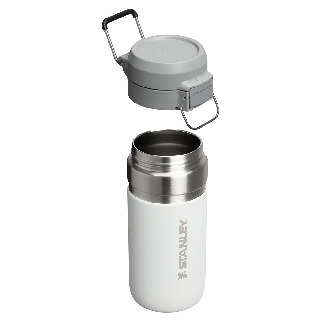 Stanley Quick Flip water bottle 0.47L with a flip-top lid and durable design, ideal for outdoor and everyday hydration.