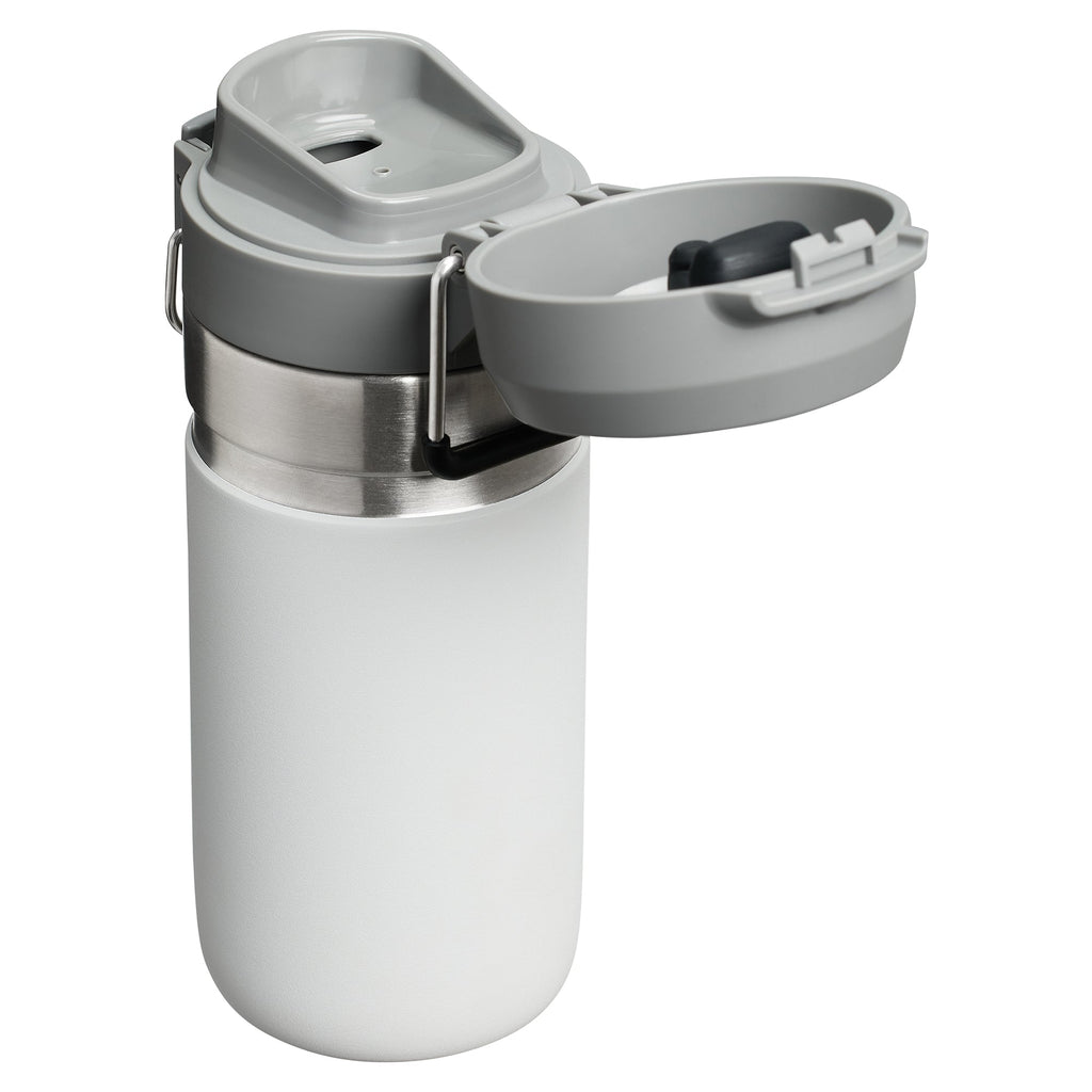 Stanley Quick Flip 0.47L water bottle with flip spout and durable design, ideal for outdoor activities and hydration.