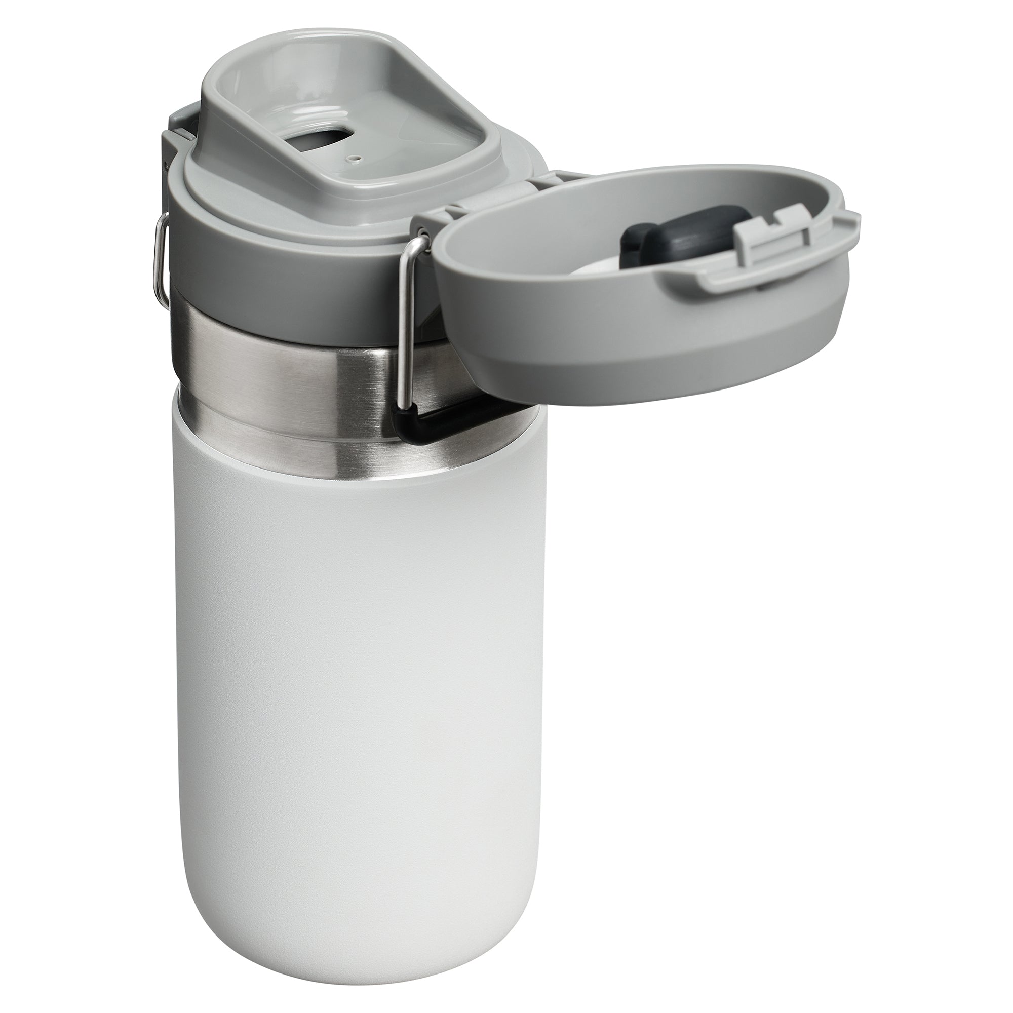 Stanley Quick Flip 0.47L water bottle with flip spout and durable design, ideal for outdoor activities and hydration.