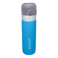 Stanley Quick Flip 0.7L water bottle with flip-top lid and durable stainless steel body for outdoor hydration.
