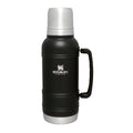 Stanley Artisan Thermal Bottle 1.4L, stainless steel water bottle with a sleek design and secure lid for hot or cold beverages.