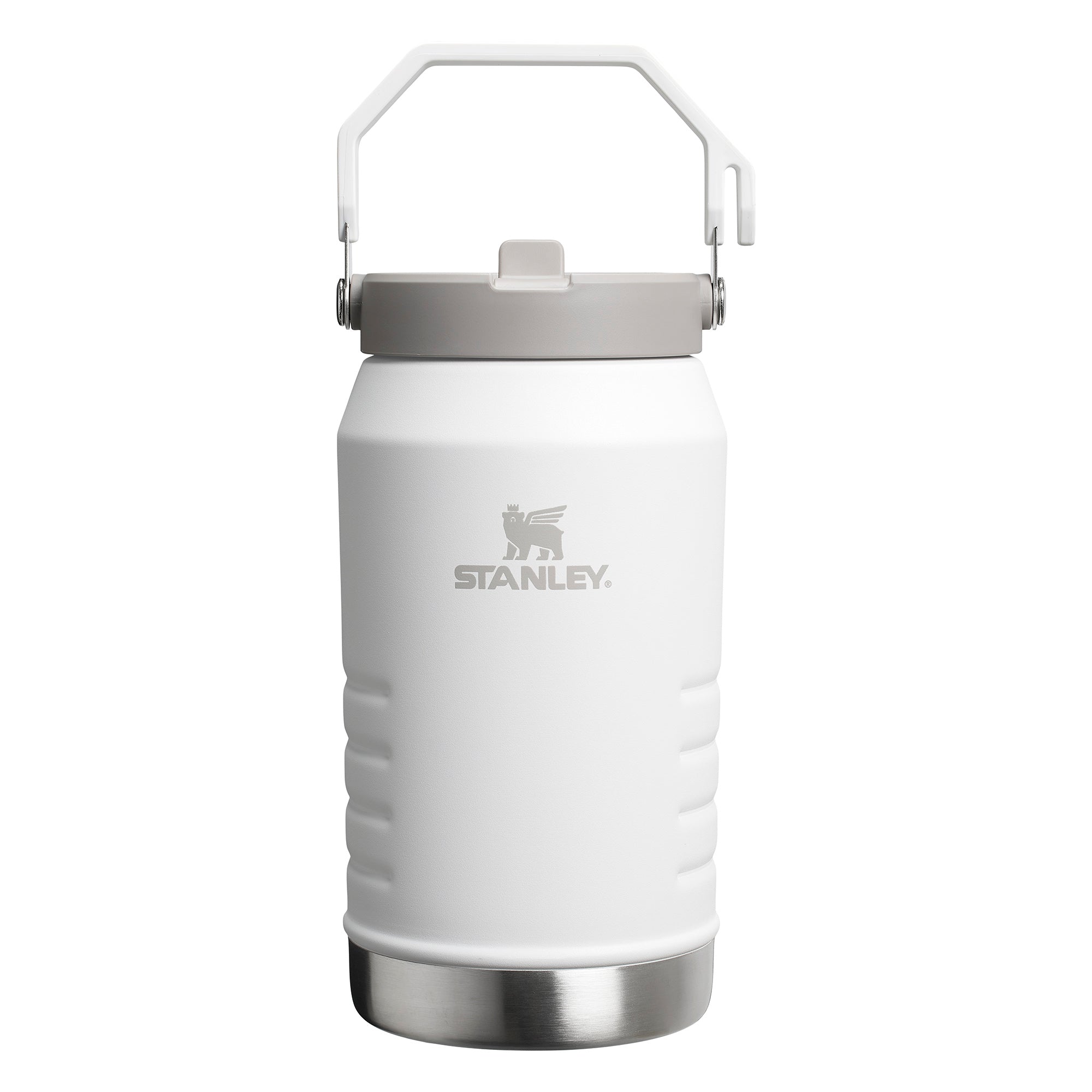 Stanley IceFlow Flip Straw 2.0 1.9L water bottle with flip straw lid and durable design for outdoor hydration.