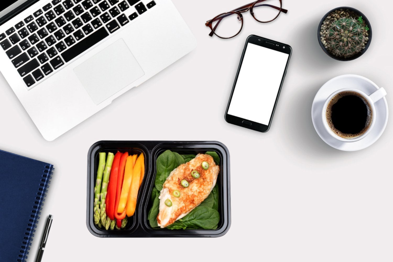 Set of 10 Igluu Meal Prep containers with two compartments, airtight lids, BPA-free plastic, ideal for food storage and meal prep