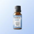 Scandiscents Memory essential oil blend in a glass bottle with a dropper, featuring a label with green and white design.