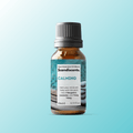 Scandiscents Calming essential oil blend in a glass bottle with a dropper, designed to promote relaxation and stress relief.
