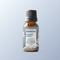 Scandiscents Nordic Frost fragrance oil bottle with icy blue label and clear cap, showcasing the aromatic product for home scenting.