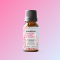 Swedish Cherry Blossom fragrance oil by Scandiscents, showing a clear glass bottle with cherry blossom scented oil and elegant label.