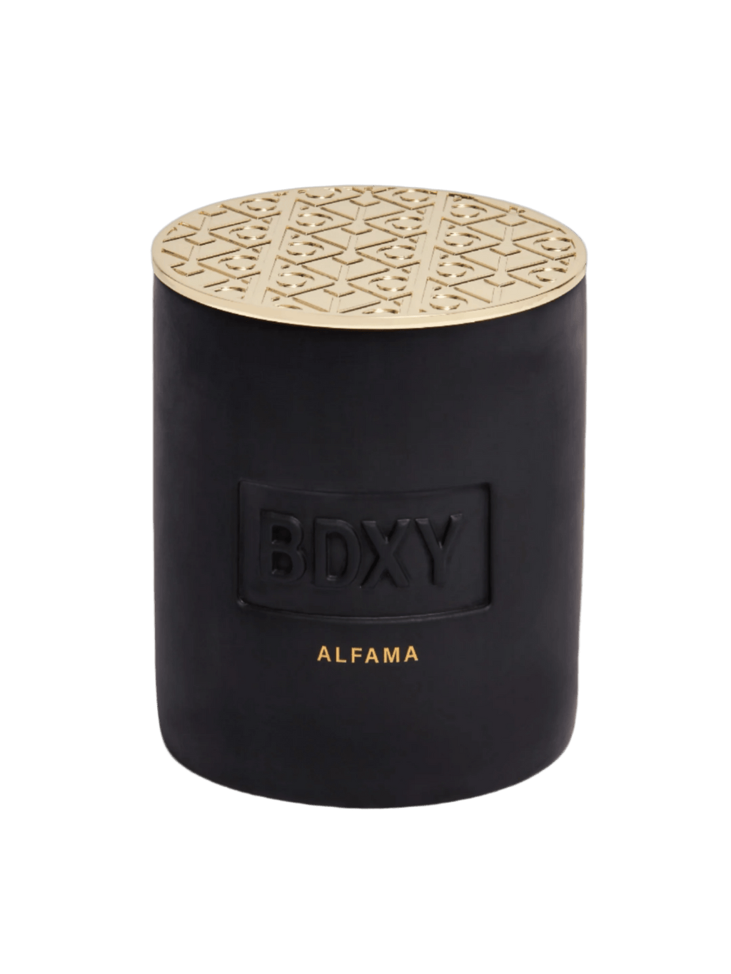 BDXY Studios Alfama scented candle with a sleek glass jar and minimalist design, emitting a warm, inviting glow.