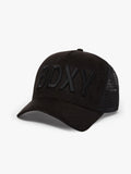Black "The Gaffer" trucker cap by BDXY Studios with mesh back and curved brim, displayed on a plain background.