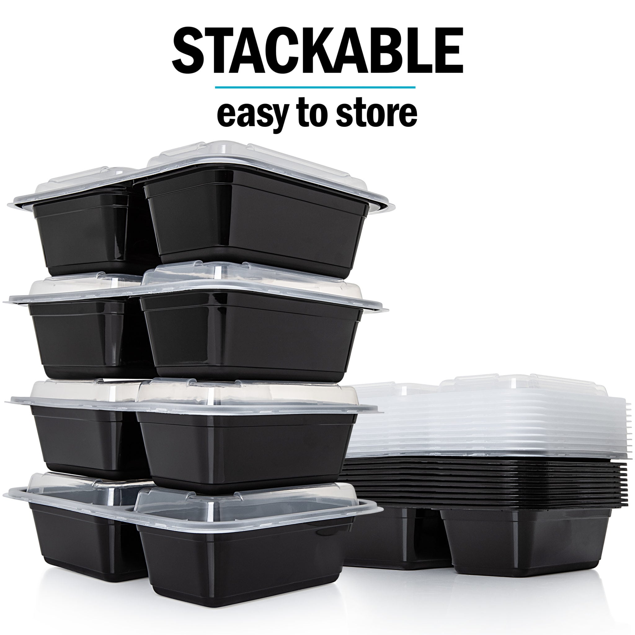 Igluu Meal Prep 2-compartment reusable containers with airtight lids, 887ml capacity for meal prep and food storage.