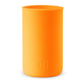 Orange silicone sleeve for 20 fl oz bottles by HYDY, featuring a pumpkin design for a fun, protective bottle cover.
