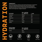 Hydration ginger and lemongrass triple pack by HIRO, featuring bottles with labels displaying fresh ginger and lemongrass ingredients.