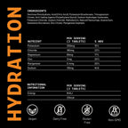HIRO electrolyte hydration tablets in multi-flavour triple pack, showing colorful tablets and packaging for hydration and refreshment.
