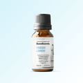 Scandiscents Fresh Linen fragrance oil bottle with clear label, showcasing the elegant packaging and product details.