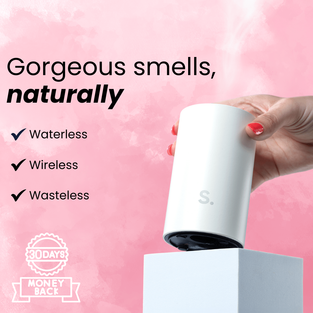Scandiscents Halo Diffuser waterless scented oil diffuser with sleek modern design and minimalistic appearance.