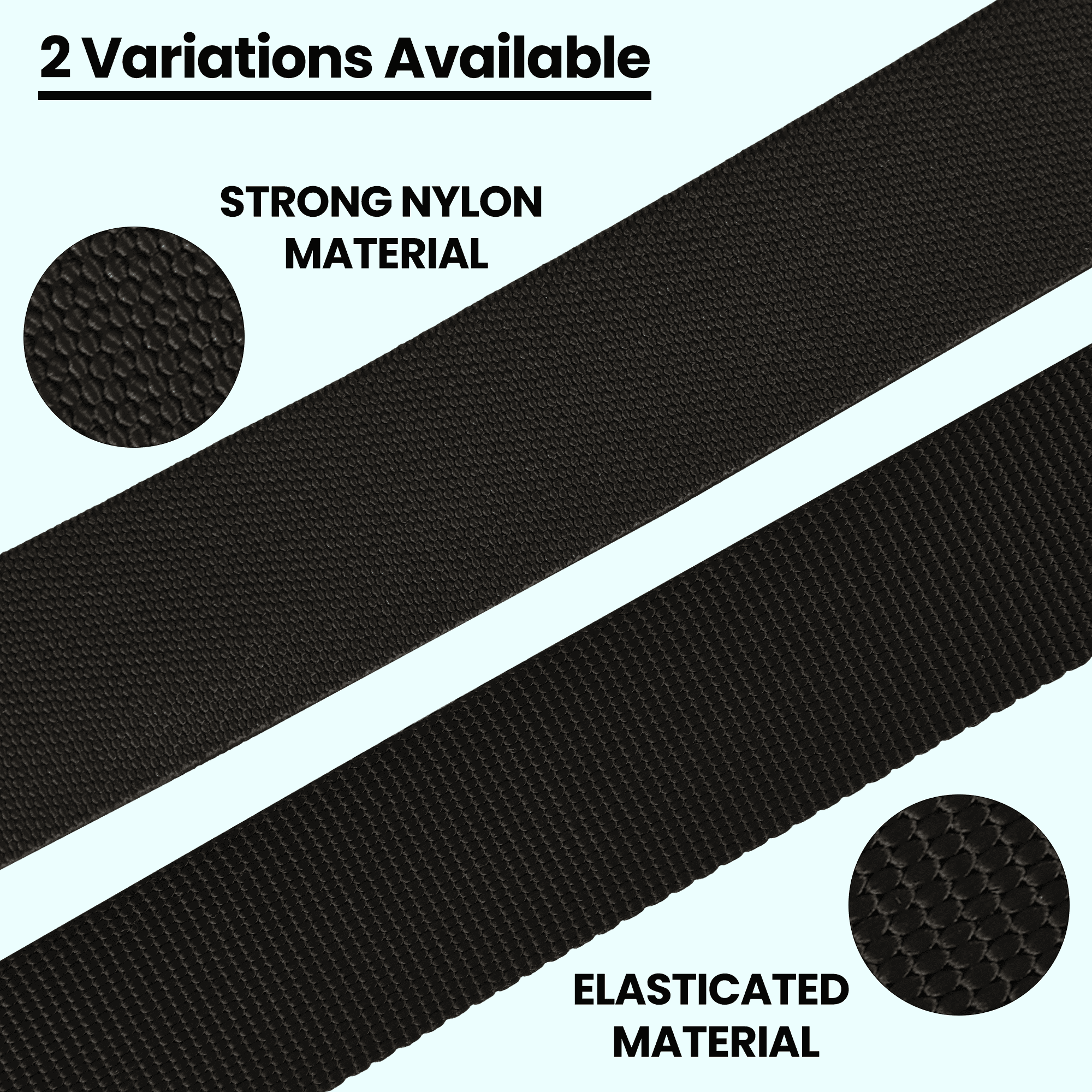 HikeWare tactical nylon hiking belt with durable black strap and metal buckle, ideal for outdoor hiking and outdoor gear.