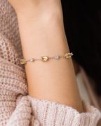 Natural Citrine Bracelet in Sterling Silver