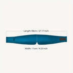 Black silk sleep mask by DREAMSILK, featuring a smooth, blackout design for restful sleep and comfort.