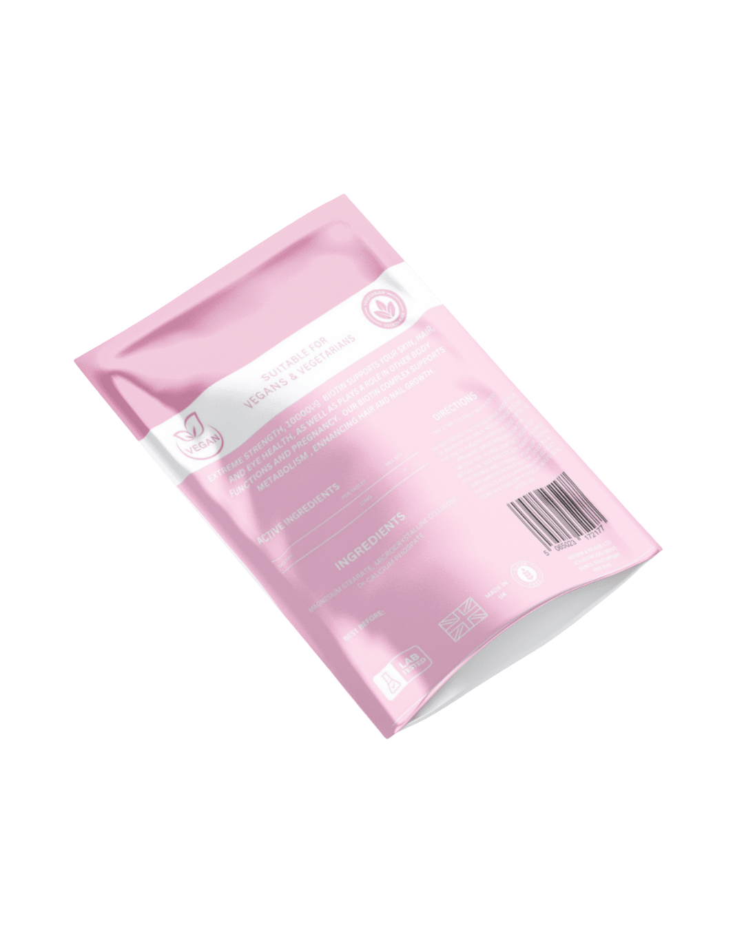 Reform and Revive Biotin Extreme vitamins bottle with supplement capsules on a white background.