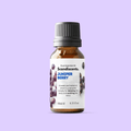 Scandiscents juniper berry essential oil bottle with fresh juniper berries and leaves, highlighting natural aromatherapy ingredients.