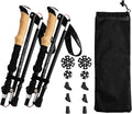HikeWare Night Cat folding trekking poles for hiking, featuring adjustable length and ergonomic grips, suitable for outdoor adventures.