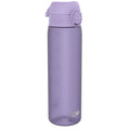 Light purple ION8 Recyclon leak-proof slim water bottle, 500ml (18oz), made for easy grip and portable hydration.