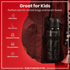 ION8 leak-proof slim stainless steel water bottle for gamers, 600ml (20oz), durable and portable steel water bottle.