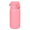 ION8 leak-proof thermal steel water bottle in rose bloom with insulated design, 320ml, perfect for hot and cold beverages.