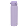 Light purple ION8 insulated 1-liter leak-proof thermal water bottle, designed for hot and cold beverages.