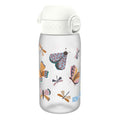 ION8 Recyclon leak-proof kids water bottle with butterfly design, 350ml (12oz), durable and eco-friendly for children.