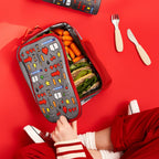 Insulated kids lunch bag by ION8 featuring a gamer design, medium size, suitable for school or outings.
