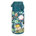 ION8 stainless steel leak-proof kids water bottle with space design, 400ml (13oz), durable and fun for children.