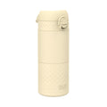 Ion8 insulated steel travel mug in tuberose color, 360ml capacity, with a sleek design and secure lid for hot and cold beverages.