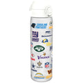 ION8 Recyclon leak-proof NFL water bottle in 500ml, featuring team logos and a durable design for sports hydration.