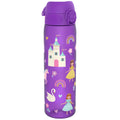Recyclon Leak Proof Slim Water Bottle by ION8, 500ml (18oz), showing the sleek design and secure lid of the reusable water bottle.