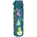 Ion8 stainless steel leak-proof water bottle with dragon design, 600ml (20oz) capacity, durable and slim for easy carrying