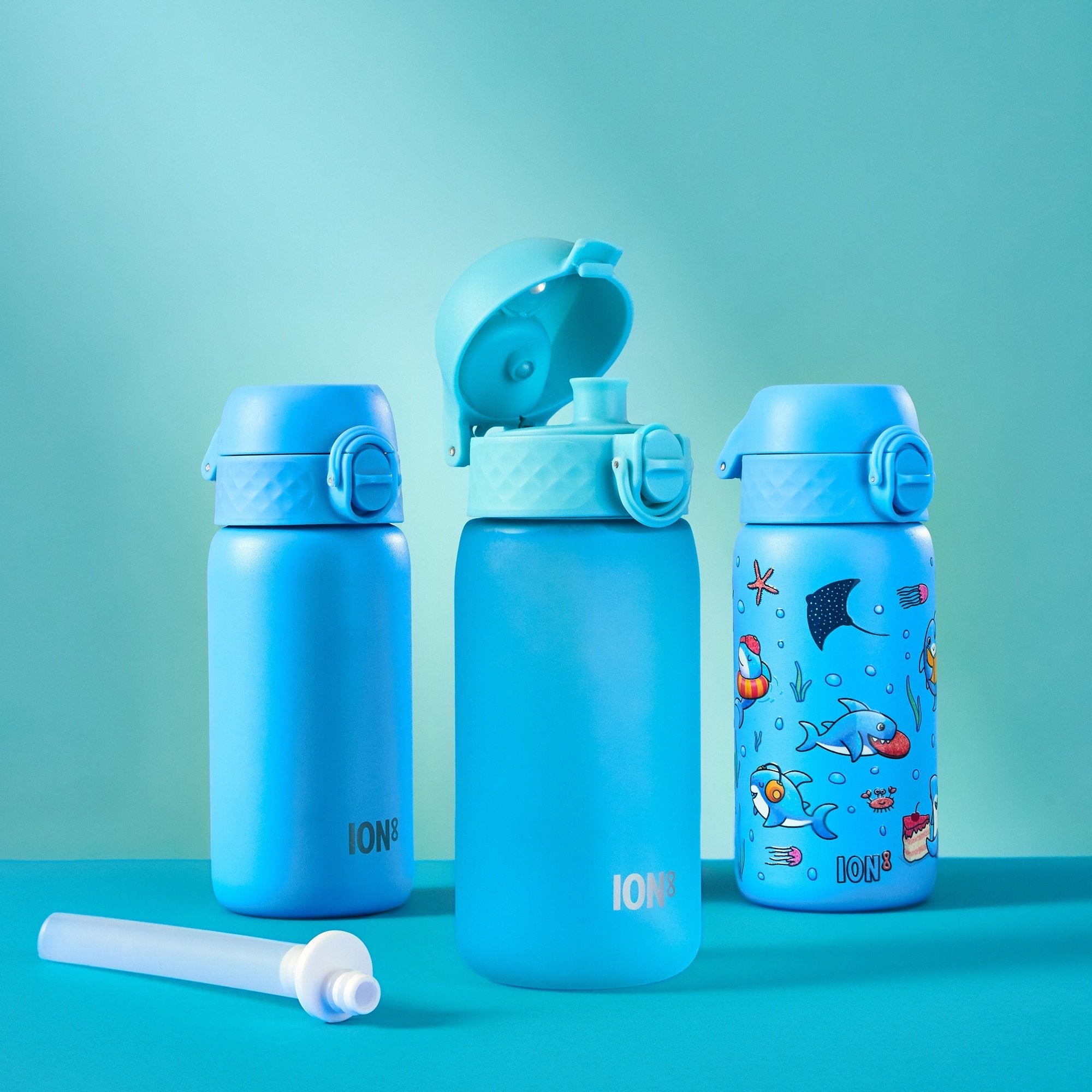 Small straw for 300ml-400ml ION8 bottles, add-on accessory, compatible Xtras & Add-Ons, durable and easy to replace.