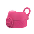 Pink leak-proof water bottle replacement lid by ION8, small/medium size, designed for secure, spill-free hydration.