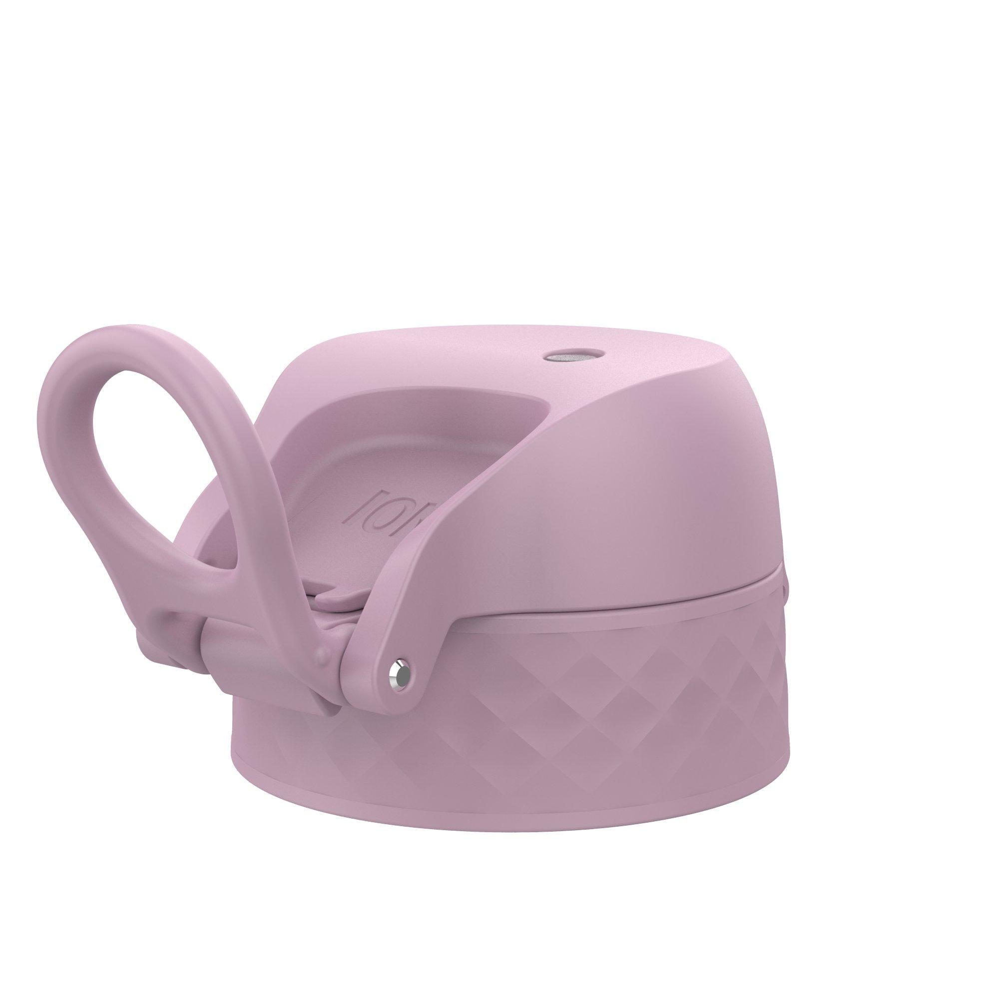 Ion8 leak-proof water bottle replacement lid in unicorn pink, small/medium size, accessory for secure and colorful hydration.